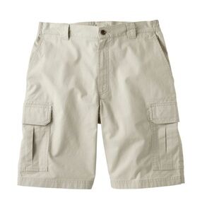 L.L. Bean Tropic-Weight Cargo Shorts in Stone Comfort Waist 9” Men’s Sz 38